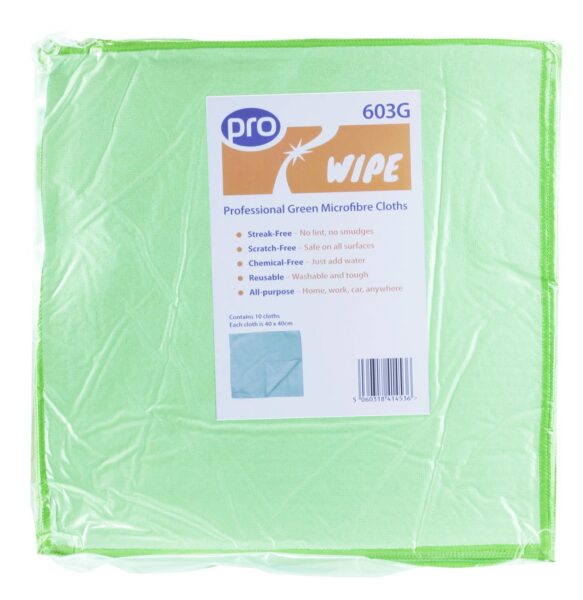 PRO Premium Microfibre Cloths 40x40cm x 10