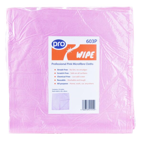 PRO Premium Microfibre Cloths 40x40cm x 10