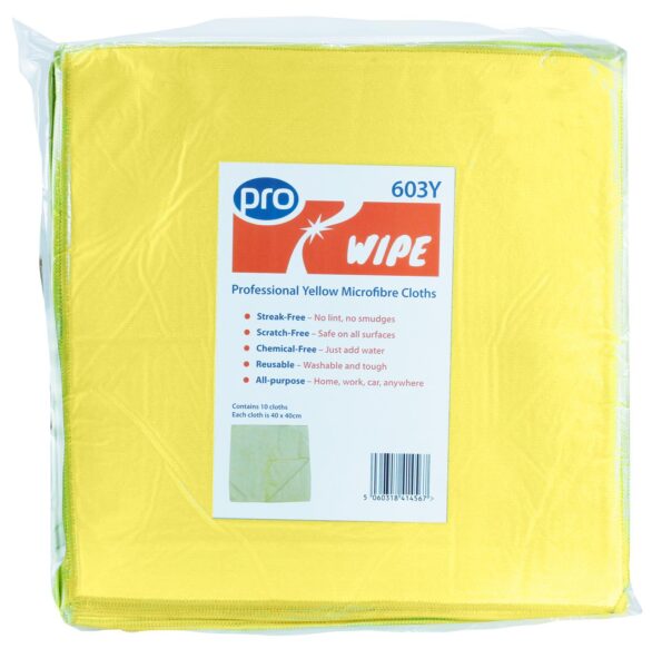 PRO Premium Microfibre Cloths 40x40cm x 10